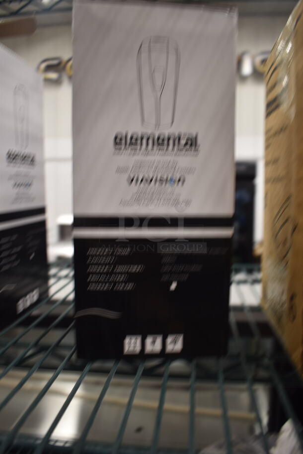 ALL ONE MONEY! Lot of Rubbermaid Food Pans With 6 Per Box, 2 Viavision Automatic Hand Sanitizer Dispensers, And 2 Whicker Baskets With Stands. - Image 3 of 4