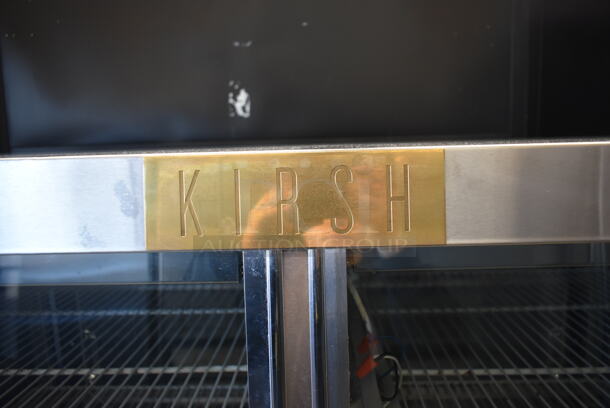 Kirsh Stainless Steel Commercial Floor Style Deli Display Case Merchandiser w/ Poly Coated Racks. Tested and Powers On But Does Not Get Cold  - Image 2 of 4