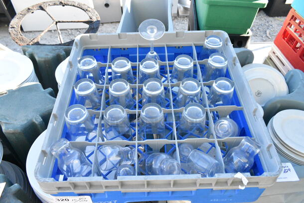 9 Poly Dish Caddies w/ Contents Including Beverage Glasses. 9 Times Your Bid!  - Image 3 of 6