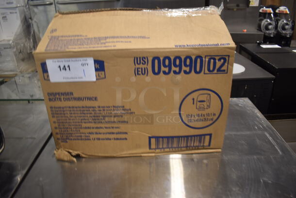BRAND NEW IN BOX! Kimberly Clarke Black Poly Wall Mount Toilet Paper Dispenser. - Image 4 of 5