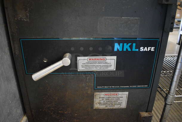 NKL AuditLok Black Metal Single Compartment Safe. Does Not Come w/ Combination. 20x19x32 - Image 4 of 4