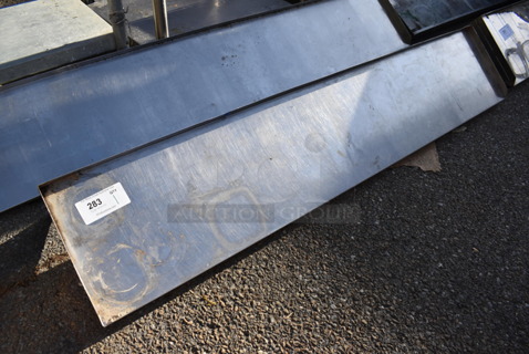 Metal Shelf w/ Wall Mount Brackets. 60x12x11