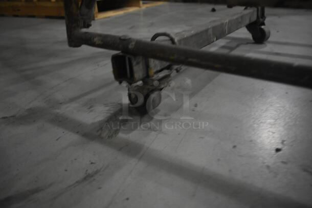 Louisville Gray Metal Portable Stairs on Commercial Casters. - Image 5 of 6