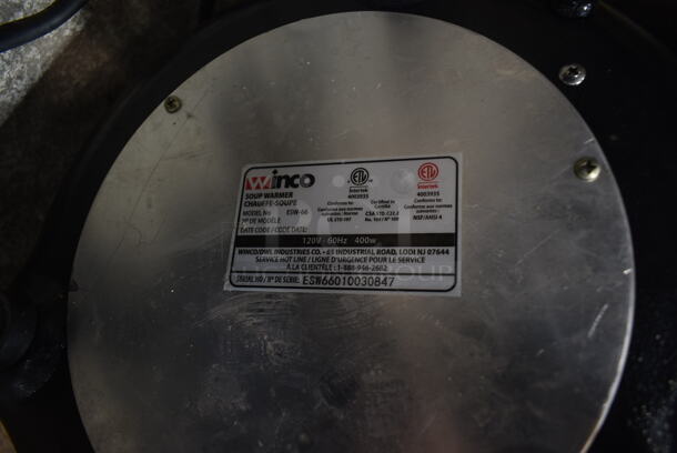 Winco ESW-66 Stainless Steel Commercial Countertop Soup Kettle Food Warmer. 120 Volts, 1 Phase. Tested and Working! - Image 4 of 4