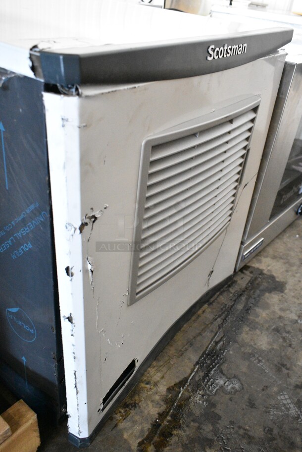 BRAND NEW SCRATCH AND DENT! 2024 Scotsman NS0422A-1B Stainless Steel Prodigy Plus Series 22" Nugget Ice Machine - 420 lb. 115 Volts, 1 Phase.  - Image 4 of 7