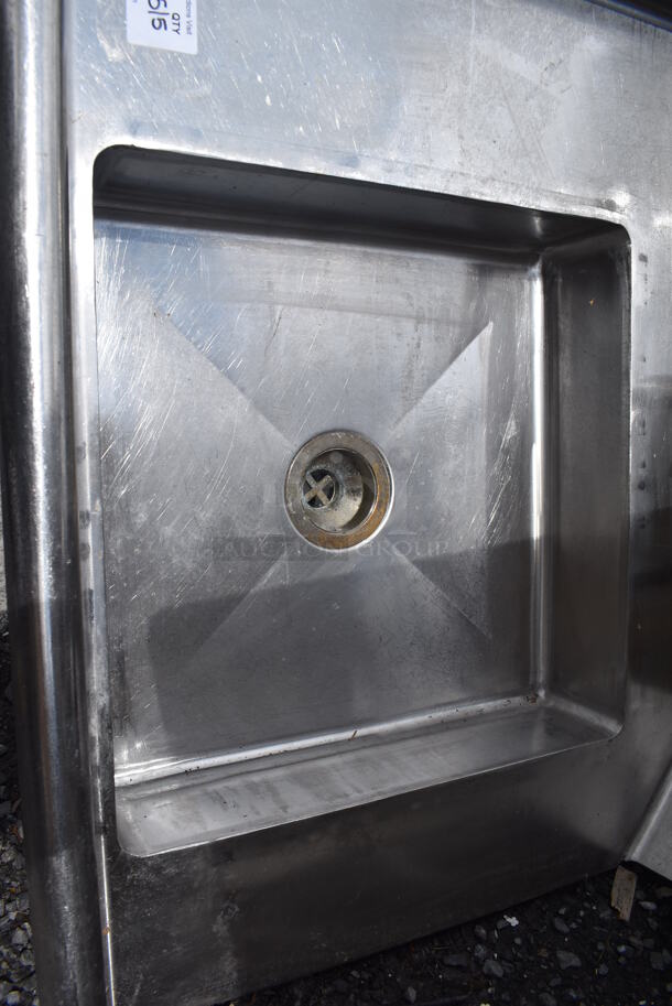 Advance Tabco Stainless Steel Commercial Left Side Dirty Side Dishwasher Table. - Image 3 of 5