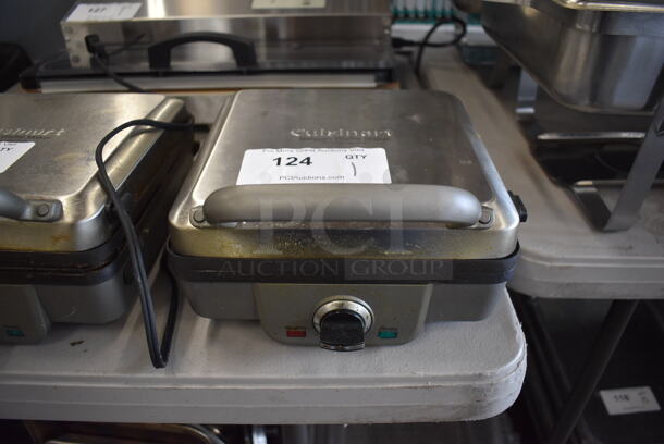 Cuisinart WAF-300 Metal Countertop Waffle Maker. 120 Volts, 1 Phase. 9x12x7 - Image 2 of 8