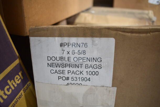 PALLET LOT of 37 BRAND NEW Boxes Including Vollrath 741101DW 11 qt Drop In Soup Warmer w/ Thermostatic Controls, World Tableware 407 030 Calais 7 1/8" 18/8 Stainless Steel Extra Heavy Weight Utility / Dessert Fork, Henny Penny 19502 Fryer Basket Handle, Walco 2505 Vogue Dinner Forks, Winco CMM-20 20 oz Moscow Mule Mug, Carlisle Black Dolly, Oneida Hallmark Place Knives, 2 Box Arcoroc C8303 Perfection 15 Oz. Stemless Wine Glass, PPRN76 Double Opening Newsprint Bags, Tablecraft 10291535 Salt Pepper Shakers, Mundial W5691-4 Pizza Cutters, Steelite 7194TM073 6-1/2" Plates, Winco ALRK-20-CV Cover Bun Pan Rack, MB204 Allessandria Dessert Forks, 4 Box GET P-4050-CL Beverage Pitchers, 4210-100-25WDL Containers, Taste White Dipper Tasters, Steelite 11070575 Taster Dip, Smart Bowl Bottle Set, 2 Purple Poly Bins w/ Lids, C8303A Perfection 15 oz Glasses, XLXS Guardian Series Pre Stir 368mm x 450m. 37 Times Your Bid! - Image 11 of 12