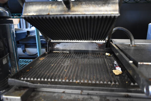 Sirman Stainless Steel Commercial Countertop Electric Powered Double Panini Press. 230 Volts. - Image 5 of 7