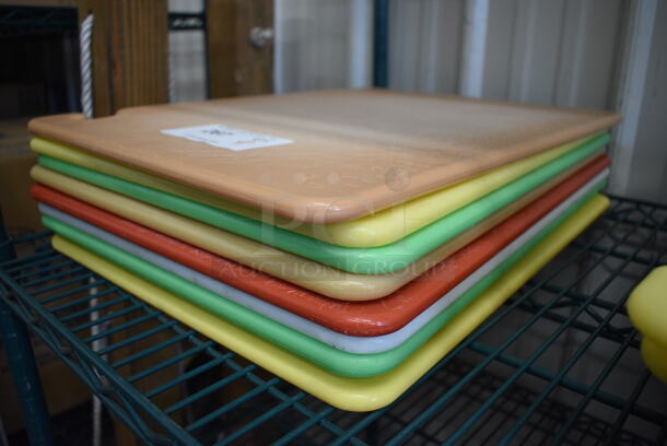 9 Cutting Boards; Tan, 3 Yellow, 3 Green, Red and White. 15x20x0.5. 9 Times Your Bid! - Image 3 of 3