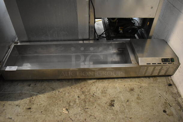 2014 Desmond GA166-ETL 7 Pan Refrigerated Condiment Rail 115V Tested And Working - Image 1 of 6