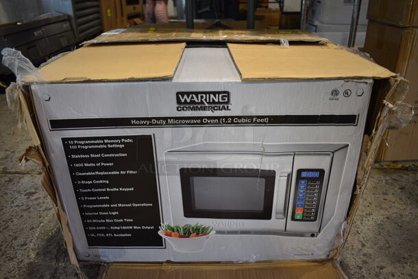 BRAND NEW IN BOX! Waring Model WMO120 Commercial Heavy Duty Microwave Oven. 