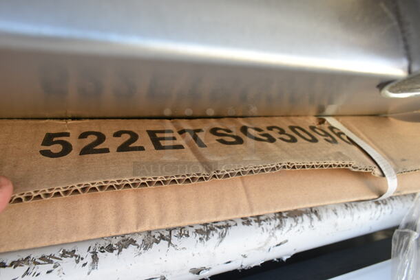2 BRAND NEW SCRATCH AND DENT! Steelton 522ETSG3096 30" x 96" 18 Gauge 430 Stainless Steel Work Table with Undershelf. 2 Times Your Bid! May Be Missing Pieces. - Image 3 of 3