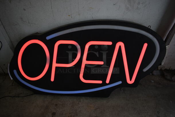 Open Light Up Sign. Tested and Working! - Image 1 of 7