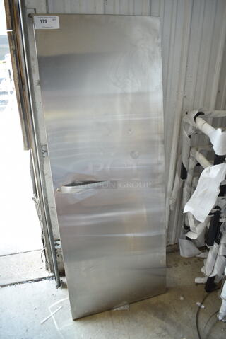 Stainless Steel Door. 