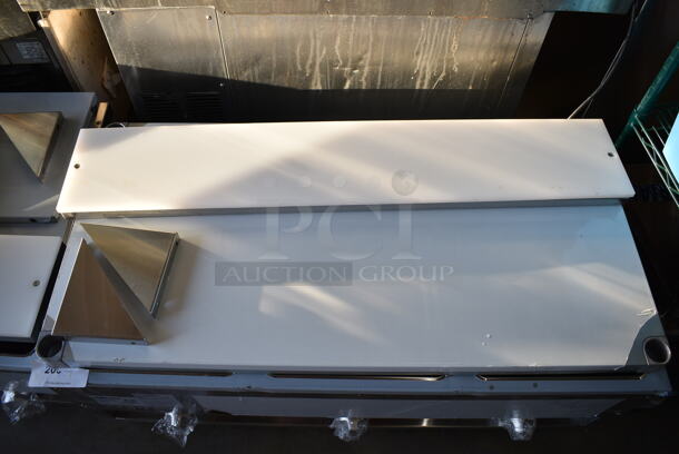 BRAND NEW SCRATCH AND DENT! 2024 ServIt 423EST3WO Stainless Steel Commercial Electric Powered 3 Bay Steam Table w/ Under Shelf. 120 Volts, 1 Phase. Tested and Working! - Image 5 of 7