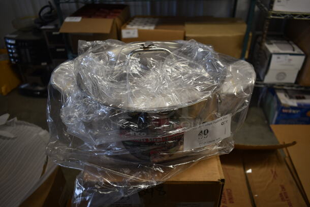 BRAND NEW! Winco Stainless Steel Stock Pot w/ Lid.