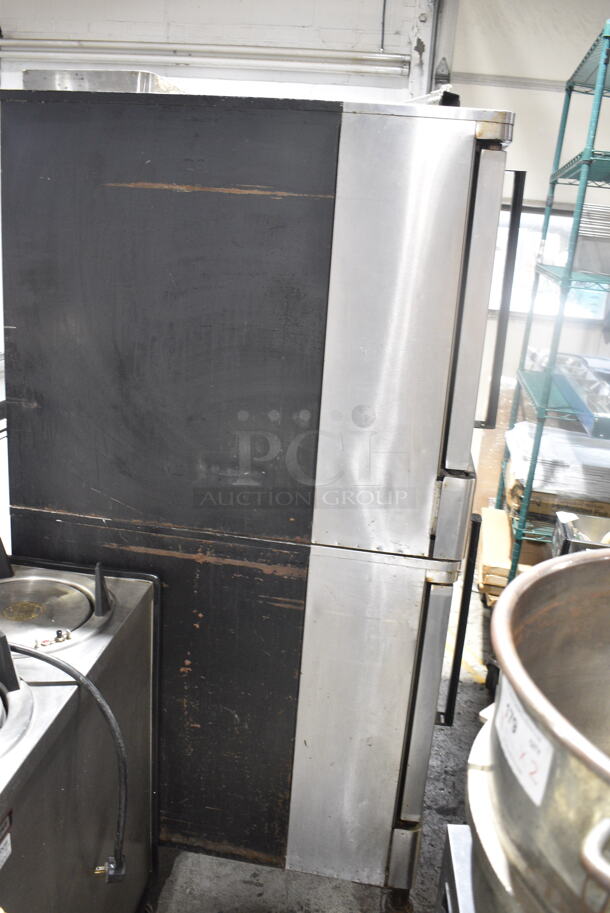 2 Blodgett Stainless Steel Commercial Natural Gas Powered Full Size Convection Oven w/ Solid Doors, Metal Oven Racks and Thermostatic Controls on Commercial Casters. 2 Times Your Bid! - Image 5 of 10
