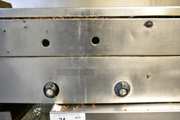 Wolf Stainless Steel Commercial Countertop Natural Gas Powered Flat Top Griddle. This Unit Was In Working Condition When the Restaurant Closed. (kitchen) - Image 3 of 6