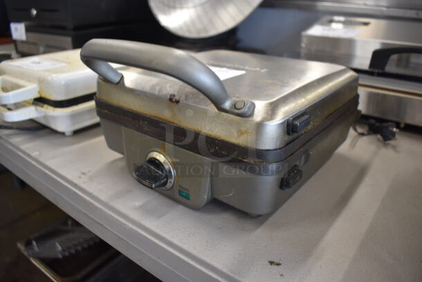 Cuisinart WAF-300 Metal Countertop Waffle Maker. 120 Volts, 1 Phase. 9x12x7 - Image 3 of 6