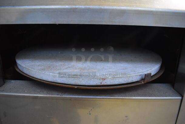 2Stone Stainless Steel Commercial Countertop Propane Gas Powered Rotating Pizza Oven. Comes w/ Cover. 19.5x25x31.5 - Image 5 of 7