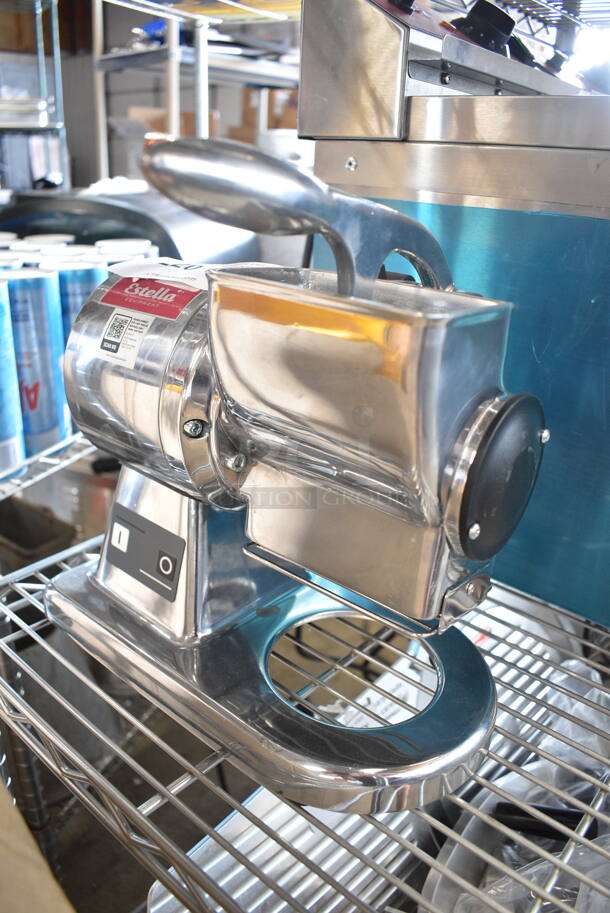 Estella 348CG12 Stainless Steel Commercial Countertop Cheese Grater. 120 Volts, 1 Phase. Tested and Working! - Image 3 of 6