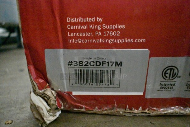 BRAND NEW SCRATCH AND DENT! Carnival King 382CDF17M Stainless Steel 37 lb. Corn Dog Fryer. 208/240 Volts, 1 Phase.  - Image 4 of 4