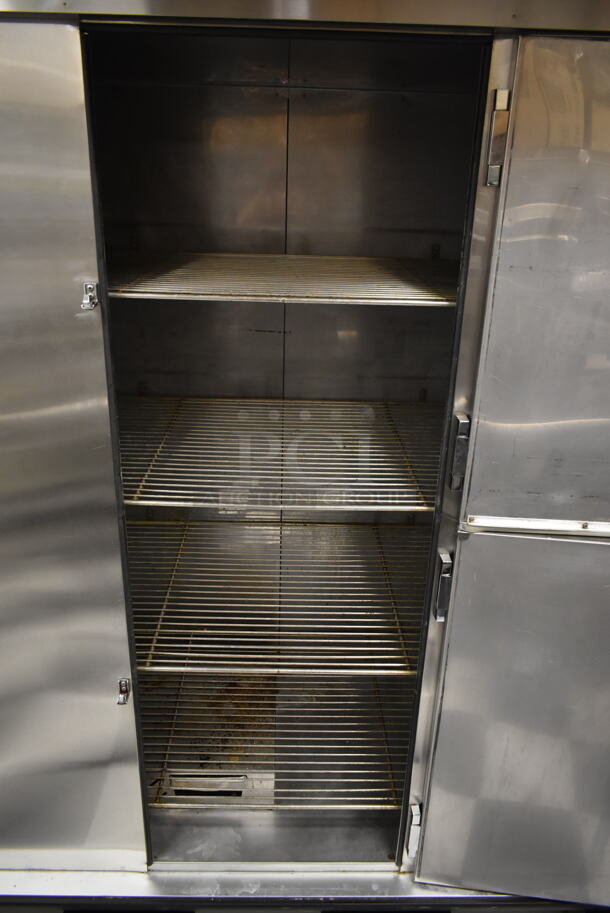 FWE Stainless Steel Commercial Single Door Reach In Warming Holding Cabinet w/ Racks and Thermostatic Controls Tested and Working! (kitchen #2) - Image 4 of 7
