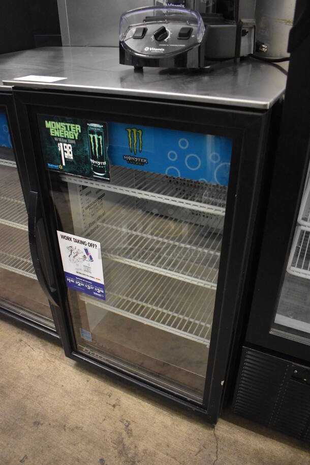 2018 True GDM-06-34-HC-TSL01 Metal Commercial Single Door Reach In Mini Cooler Merchandiser. 115 Volts, 1 Phase. 20.5x28x36. Tested and Working! - Image 3 of 5