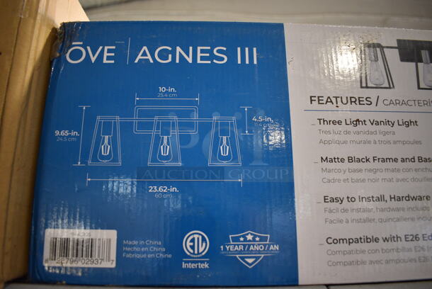 BRAND NEW SCRATCH AND DENT! Ove Agnes III Light Fixture - Image 2 of 3