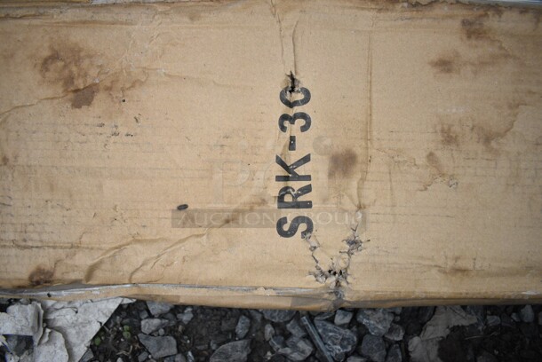 2 BRAND NEW SCRATCH AND DENT! Items Including Steelton 712B5524D Stainless Steel Double Tier Speed Rail - 24" and Advance Tabco SRK-30 Heavy-Duty Stainless Steel Single Tier Speed Rail - 30". May Be Missing Pieces. 2 Times Your Bid!  - Image 4 of 4