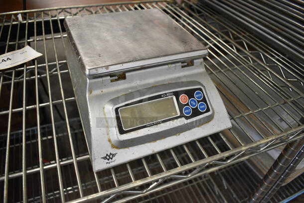 ALL ONE MONEY! Tier Lot of Various Items Including MyWeigh KD-8000 Scale, Ishida Scale, Wok, Stainless Steel Drop In Bins, and Metal Bowl.  - Image 10 of 12