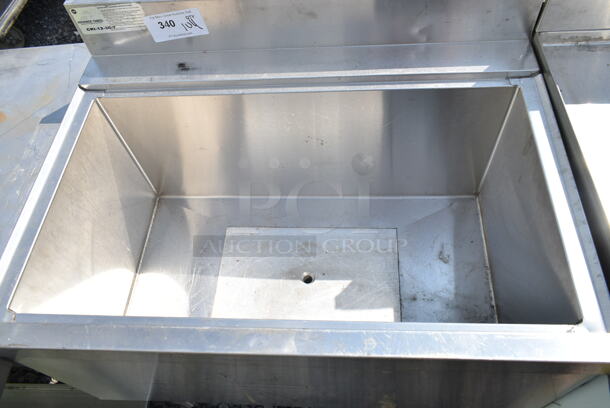 Advance Tabco CRI-12-30-7 Stainless Steel Ice Bin w/ Cold Plate.  - Image 3 of 4