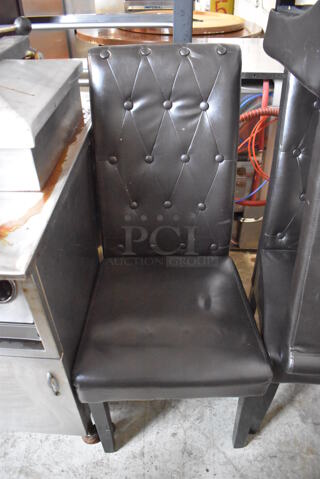 4 Black Dining Chairs. 16x24x41. 4 919.167790