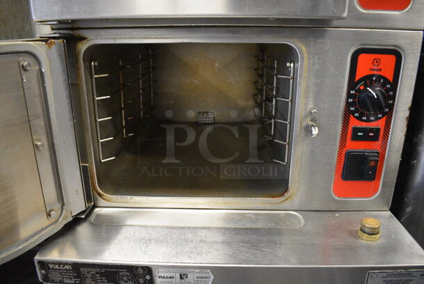 Vulcan C24GA10 Stainless Steel Commercial Floor Style Natural Gas Powered Double Deck Steam Cabinet. 125,000 BTU. 24x36x74. Tested and Working! - Image 7 of 8