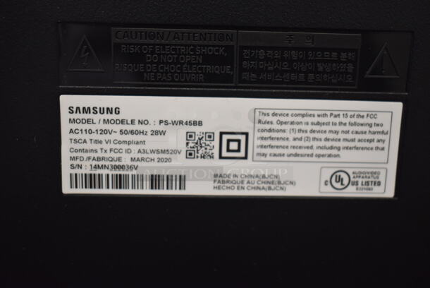 3 Samsung PS-WR45BB Subwoofer Speakers. 110-120 Volts, 1 Phase. 7x11x13.5. 3 Times Your Bid! - Image 5 of 5