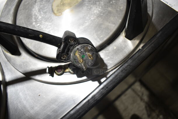 APW Wyott ML4-10 Stainless Steel Commercial 4 Well Plate Dispenser on Commercial Casters. 120 Volts, 1 Phase. Tested and Working! - Image 8 of 9