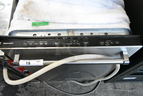 KitchenAid KDTE234GPS0 Stainless Steel Undercounter Dishwasher. 120 Volts, 1 Phase.  - Image 3 of 8