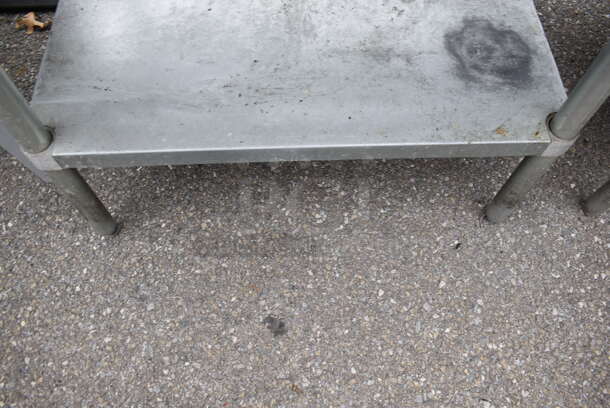 Stainless Steel Table w/ Metal Under Shelf. - Image 2 of 2