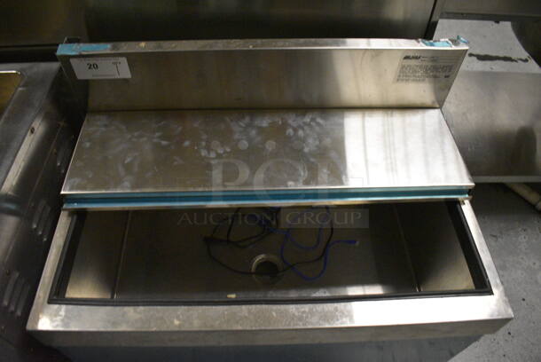 Eagle B30IC-19 Stainless Steel Commercial Ice Bin w/ Back Splash and Lid. 30x19x36.5. (kitchen) - Image 2 of 6