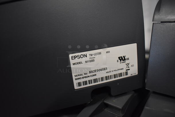 6 Epson M188B Receipt Printer. 6x10x6. 6 Times Your Bid! - Image 4 of 5
