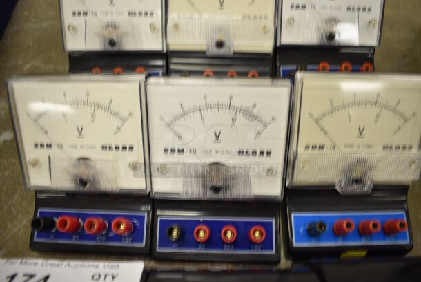 9 Globe EDM-19 Volt Meters in Blue. 9 Times Your Bid! (Main Building) - Image 4 of 4