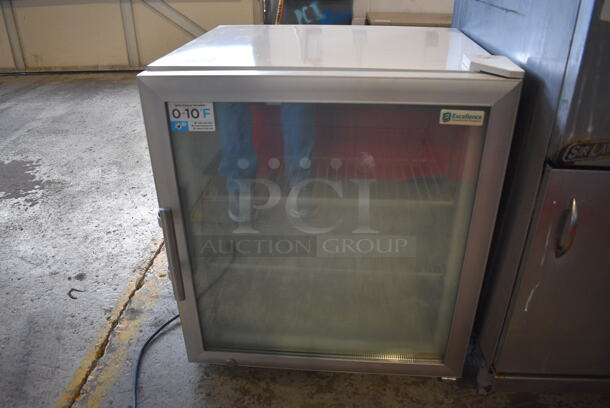 Excellence Model CTF-3HC Metal Mini Freezer Merchandiser. 110-120 Volts, 1 Phase. 24x21.5x26.5. Tested and Working!
