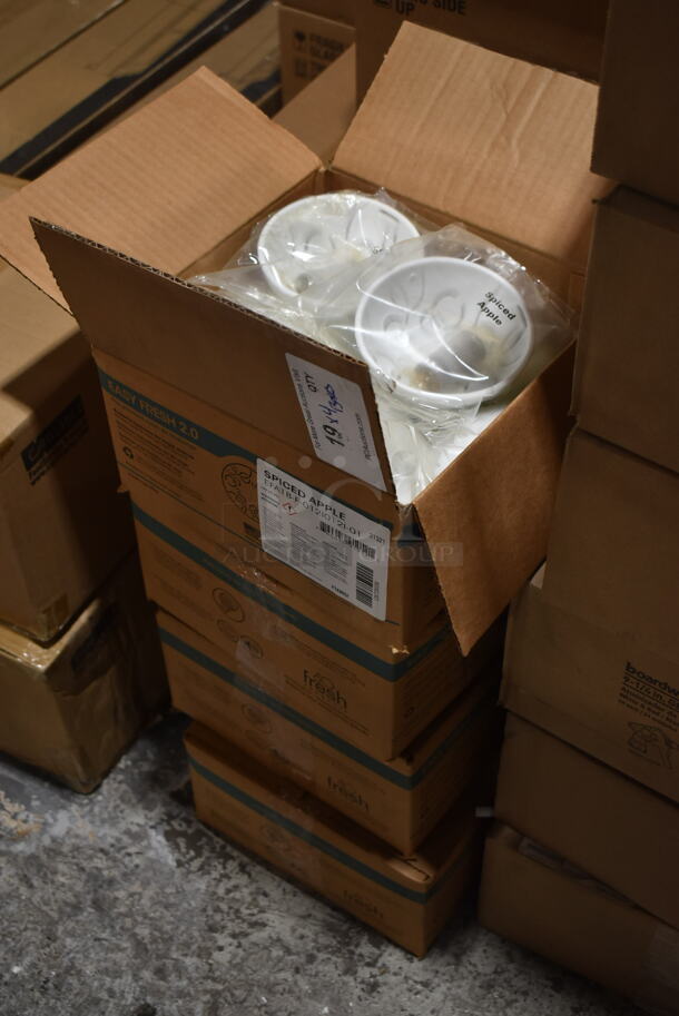 4 Boxes of 12 BRAND NEW IN BOX! Fresh Products Easy Fresh 2.0 Spiced Apple Air Freshener Refill Cover. 4 Times Your Bid! - Image 5 of 7