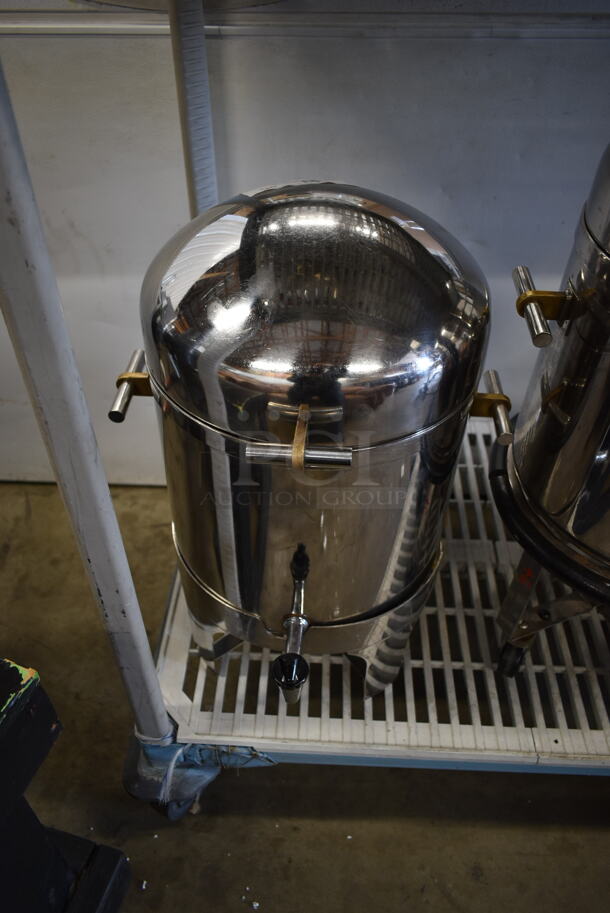 2 Stainless Steel Commercial Beverage Holder Dispensers. 2 Times Your Bid! - Image 2 of 4