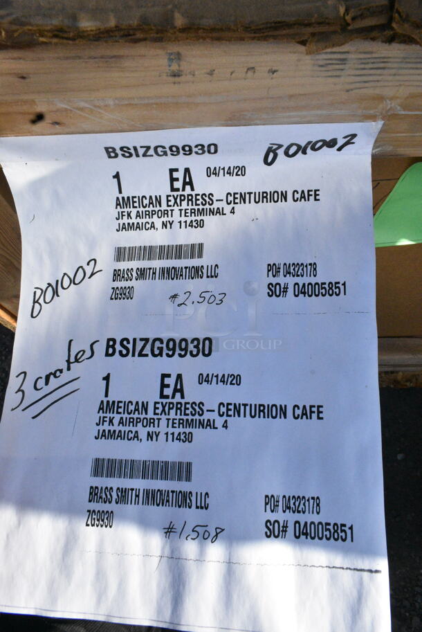 BRADN NEW IN CRATE! Brass Smith Innovations BSIZG9930 Sneeze Guard. Sneeze Guard Only. - Image 5 of 5