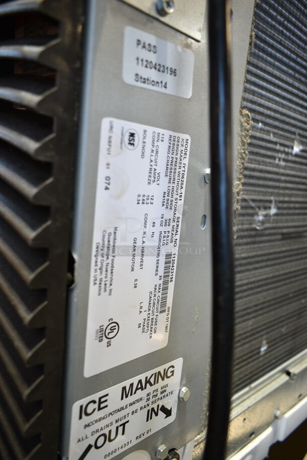 Manitowoc IYT0620A-161 Stainless Steel Commercial Ice Head. 115 Volts, 1 Phase.  - Image 4 of 4