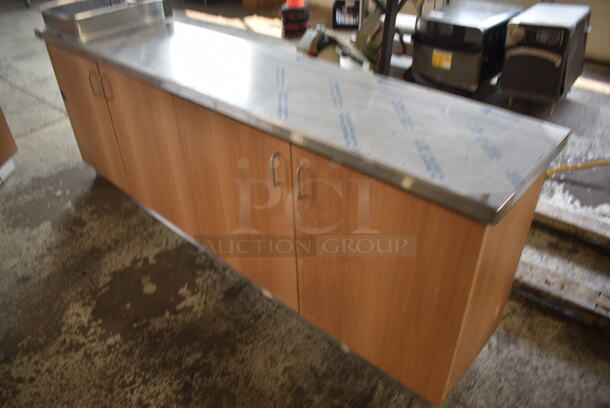 BRAND NEW! Vollrath ACS FAB LLC Stainless Steel Counter w/ 4 Wood Pattern Doors. - Image 3 of 5