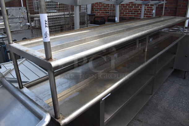 Stainless Steel 2 Tier Over Shelf.  - Image 2 of 2