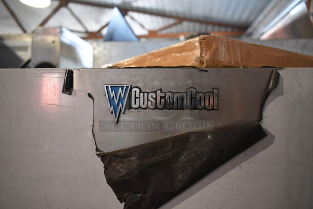 CustomCool BW78 Stainless Steel Commercial 2 Door Cooler Merchandiser. Does Not Come w/ Remote Compressor. - Image 4 of 8